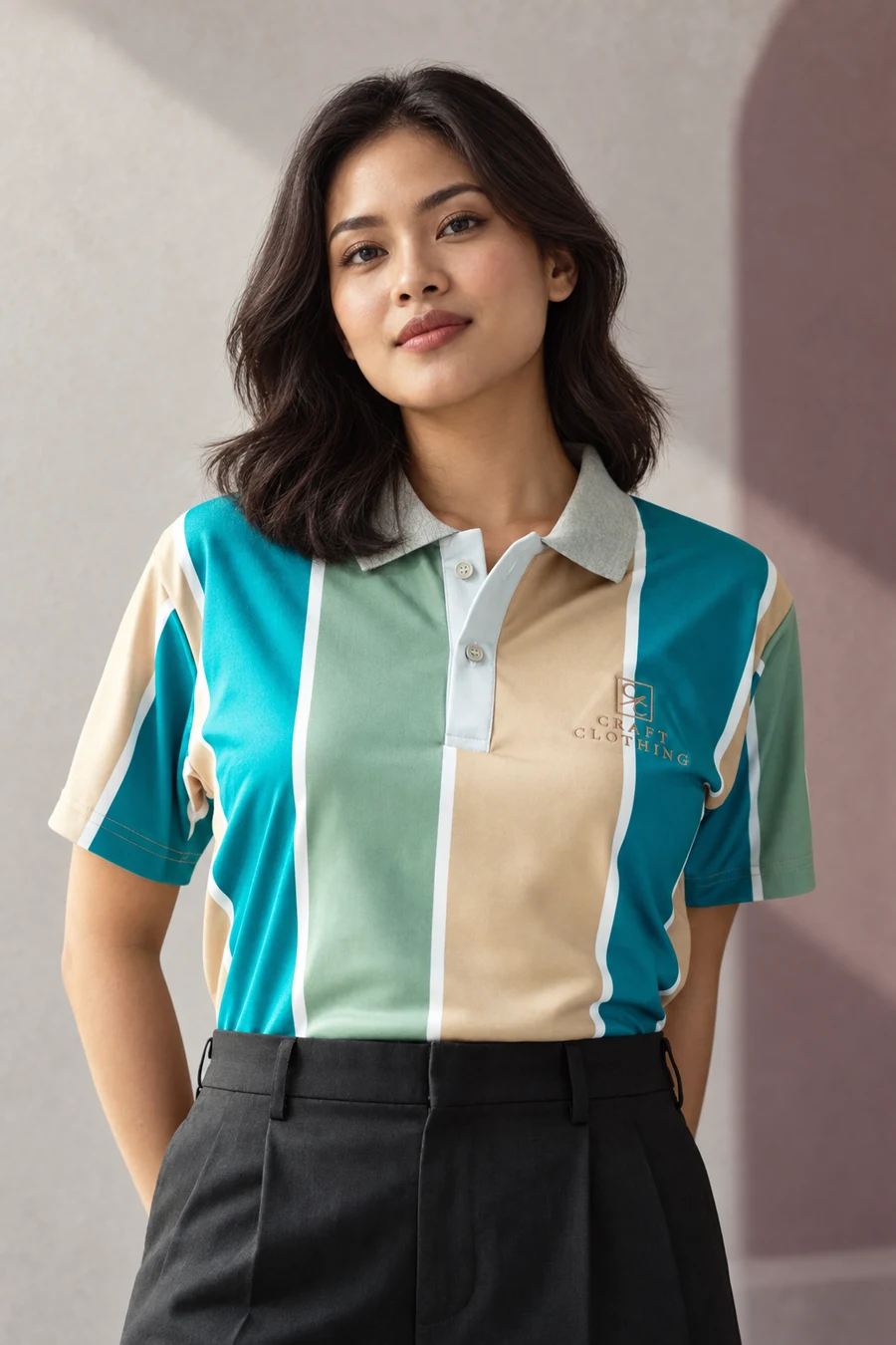 Editorial interpretation of Craft’s polo shirts collection