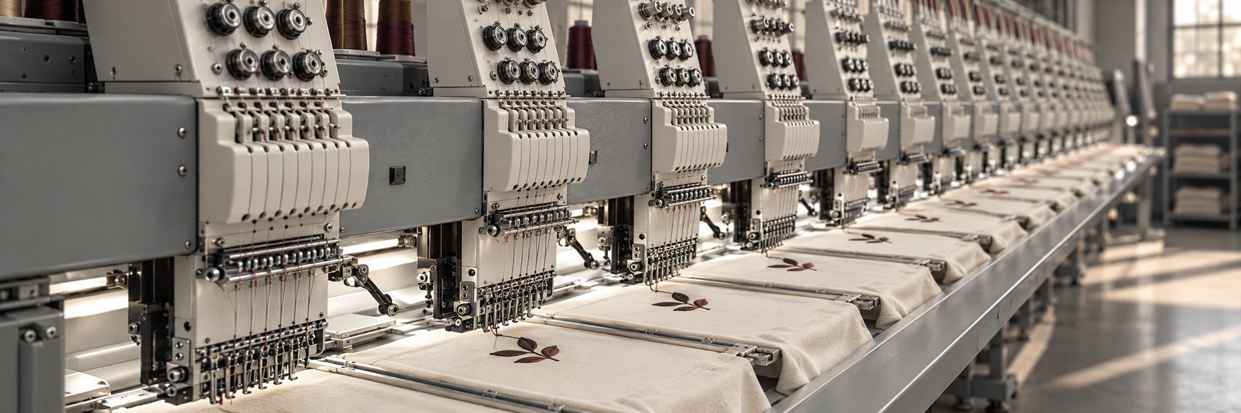 Craft Clothing’s industrial embroidery process